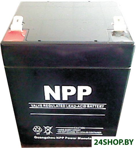 Аккумулятор для ИБП NPP NP 12-4.5 (12В/4.5 А·ч) Аккумулятор для ИБП NPP NP 12-4.5 (12В/4.5 А·ч)