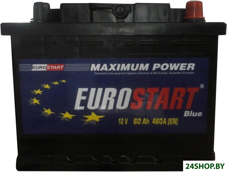 Автомобильный аккумулятор Eurostart Blue 6CT-60 (60 А/ч) Автомобильный аккумулятор Eurostart Blue 6CT-60 (60 А/ч)