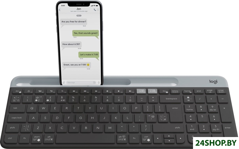 Клавиатура Logitech K580 Slim 920-009208 (графитовый) Клавиатура Logitech K580 Slim 920-009208 (графитовый)