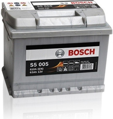 Автомобильный аккумулятор Bosch S5 005 563 400 061 (63 А/ч) Автомобильный аккумулятор Bosch S5 005 563 400 061 (63 А/ч)
