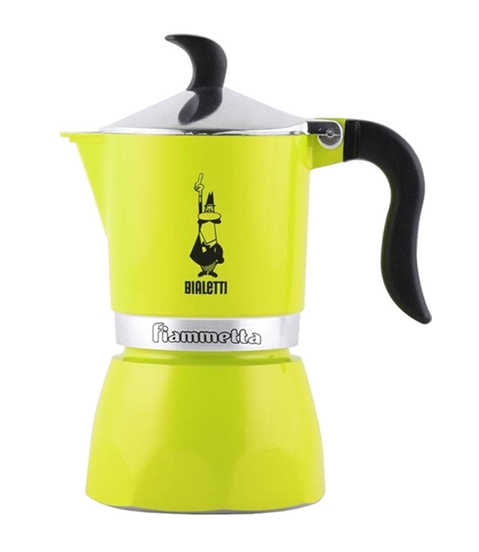 Гейзерная кофеварка Bialetti Fiammetta (3 порции, лайм) Гейзерная кофеварка Bialetti Fiammetta (3 порции, лайм)