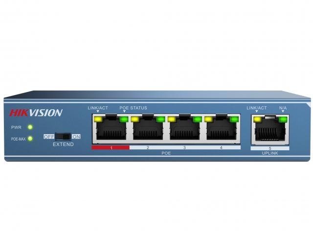 Коммутатор HIKVISION DS-3E0105P-E Коммутатор HIKVISION DS-3E0105P-E