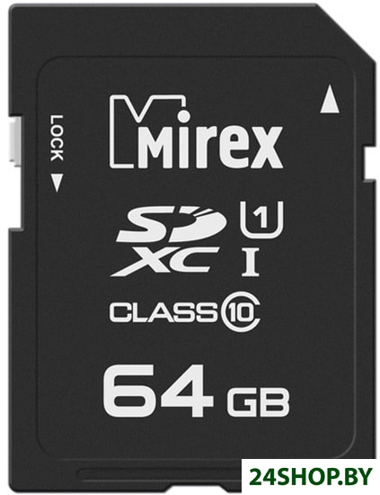 Карта памяти Mirex 13611-SD10CD64 Карта памяти Mirex 13611-SD10CD64