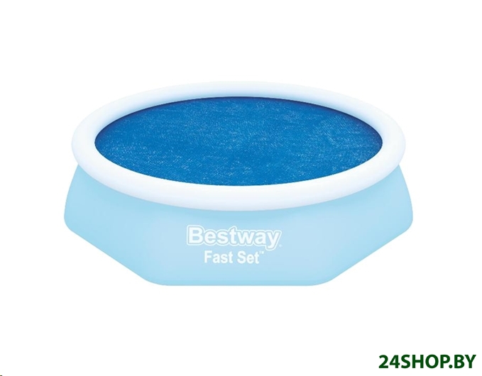 Покрывало для бассейнов Bestway Solar FastSet 244 арт. 58060 BW Покрывало для бассейнов Bestway Solar FastSet 244 арт. 58060 BW