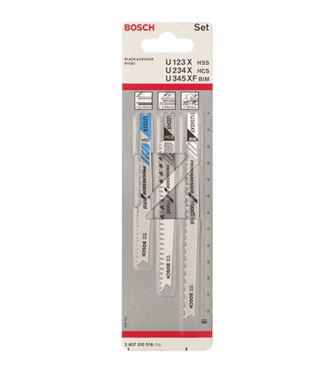 Набор оснастки Bosch 2607010516 3 предмета Набор оснастки Bosch 2607010516 3 предмета