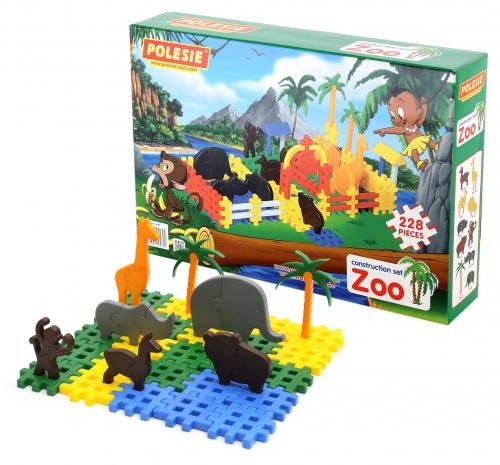 Конструктор Полесье Зоопарк (228 элементов) арт.4802 Конструктор Полесье Зоопарк (228 элементов) арт.4802