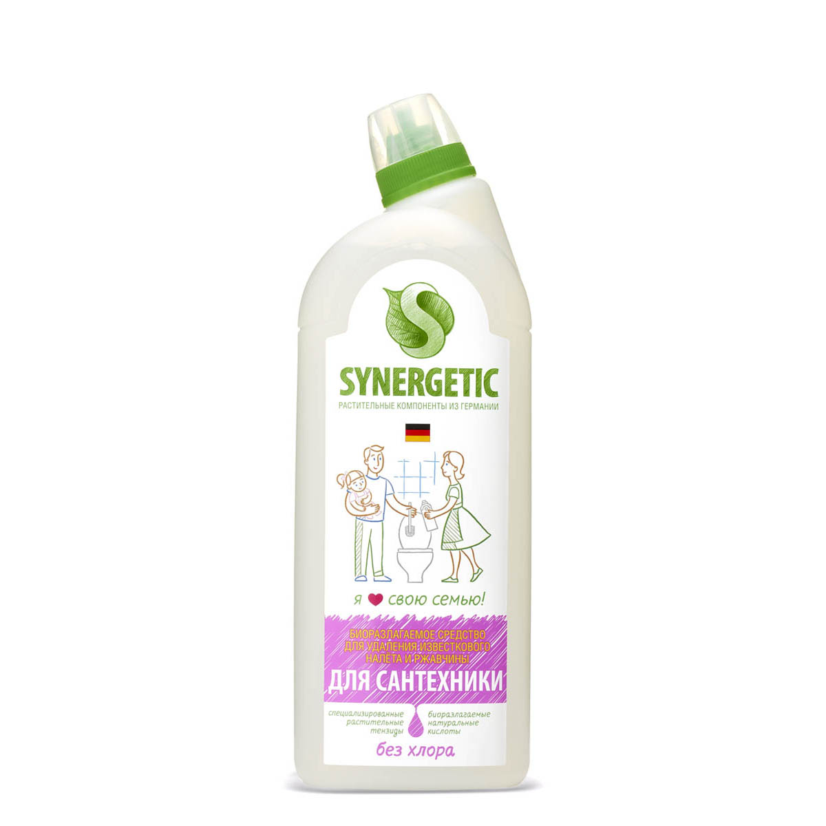 SYNERGETIC Средство для мытья сантехники, 1л SYNERGETIC Средство для мытья сантехники, 1л