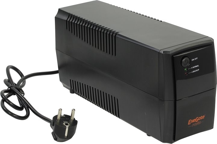 Источник бесперебойного питания EXEGATE POWER BACK BNB-600 (600VA/2 евророзетки) 244543 Источник бесперебойного питания EXEGATE POWER BACK BNB-600 (600VA/2 евророзетки) 244543