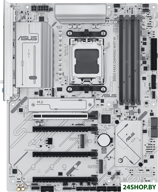 Материнская плата ASUS B850 MAX Gaming WiFi W Материнская плата ASUS B850 MAX Gaming WiFi W
