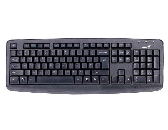 Клавиатура проводная Genius KB-110X Black PS/2 Клавиатура проводная Genius KB-110X Black PS/2