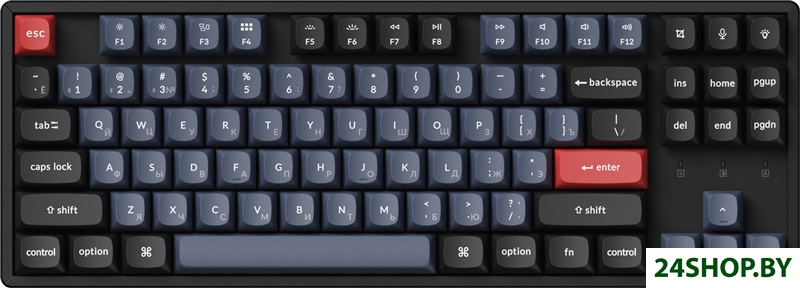 Клавиатура Keychron K8 Pro Wireless RGB K8P-J1-RU (Gateron G Pro Red) Клавиатура Keychron K8 Pro Wireless RGB K8P-J1-RU (Gateron G Pro Red)