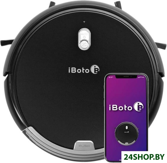 Робот-пылесос IBoto Smart X615GW Aqua (черный/серый) Робот-пылесос IBoto Smart X615GW Aqua (черный/серый)
