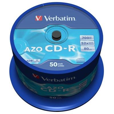 Диск CD-R Verbatim 700Mb 48x Cake Box (50 шт) (43343) Диск CD-R Verbatim 700Mb 48x Cake Box (50 шт) (43343)