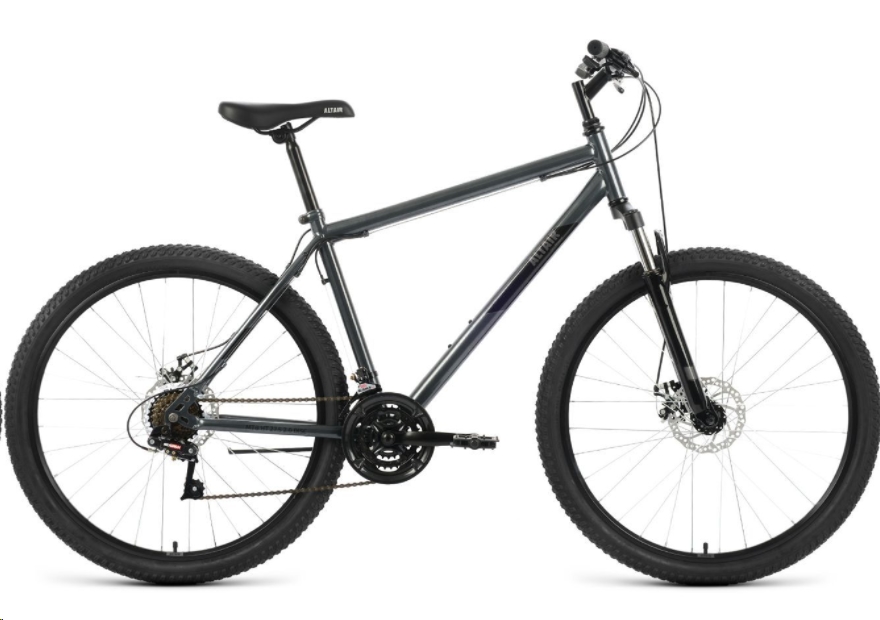 Велосипед Altair MTB HT 27.5 2.0 D 19 2022 (темно-серый, черный) Велосипед Altair MTB HT 27.5 2.0 D 19 2022 (темно-серый, черный)