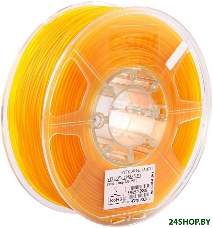 eSUN PET-G 1.75 мм 1000 г (желтый) eSUN PET-G 1.75 мм 1000 г (желтый)