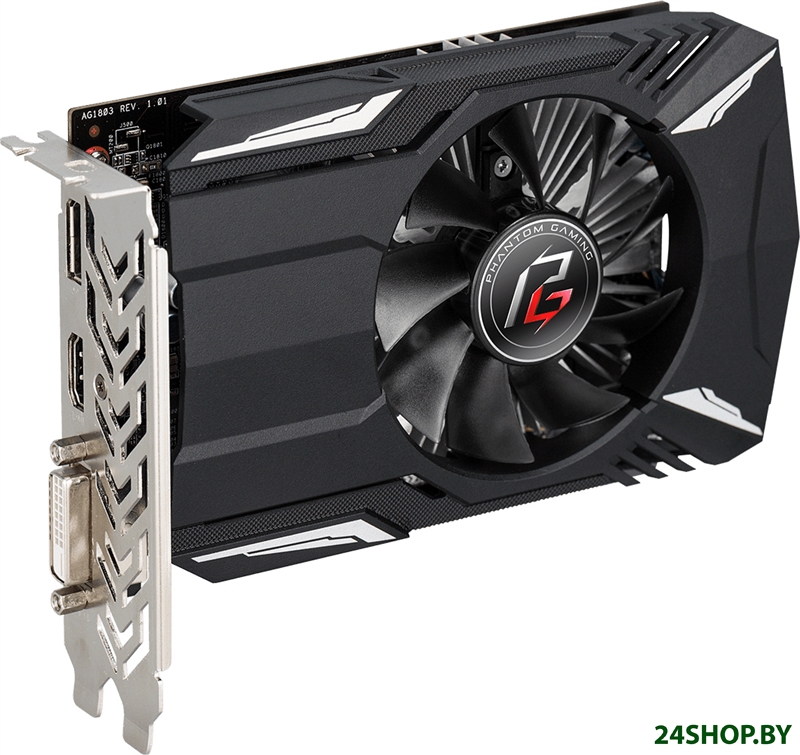 Видеокарта ASRock Phantom Gaming Radeon RX550 4G Видеокарта ASRock Phantom Gaming Radeon RX550 4G