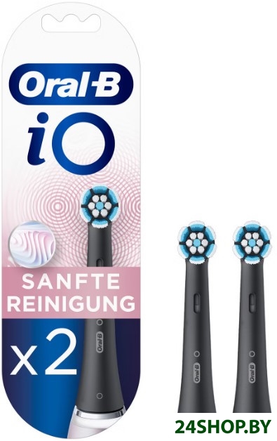 Сменная насадка Oral-B iO Sanfte Reinigung (2 шт, черный) Сменная насадка Oral-B iO Sanfte Reinigung (2 шт, черный)