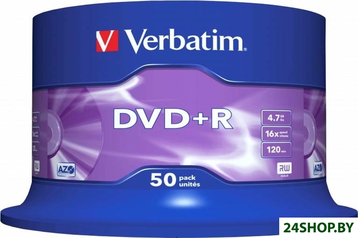 Диски Verbatim DLP Matt Silver 4.7Gb 16x 50 шт. (043550) Диски Verbatim DLP Matt Silver 4.7Gb 16x 50 шт. (043550)