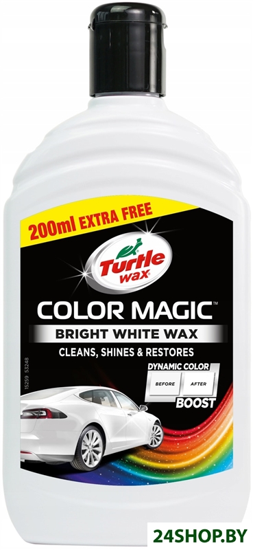 Turtle Wax Полироль Color Magic Bright White Wax 500 мл 52712 Turtle Wax Полироль Color Magic Bright White Wax 500 мл 52712