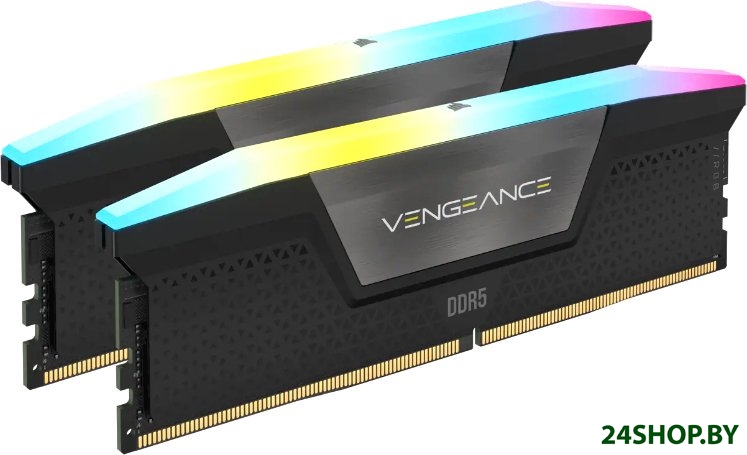 Оперативная память Corsair Vengeance RGB 2x16ГБ DDR5 6400 МГц CMH32GX5M2B6400C36 Оперативная память Corsair Vengeance RGB 2x16ГБ DDR5 6400 МГц CMH32GX5M2B6400C36