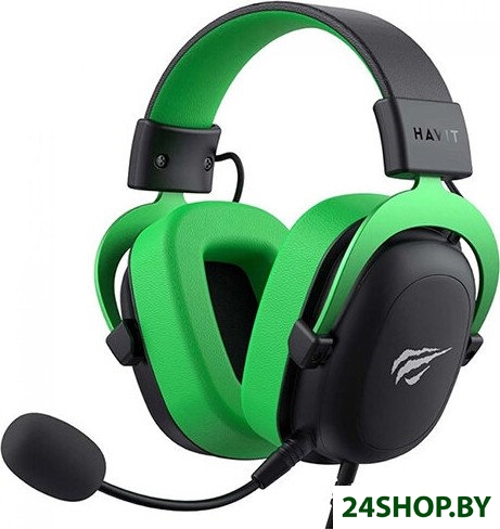 Наушники Havit Gamenote H2002d (черный/зеленый) Наушники Havit Gamenote H2002d (черный/зеленый)