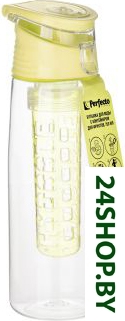 Бутылка для воды Perfecto Linea воды с контейнером 750 мл 34-758076 (желтый) Бутылка для воды Perfecto Linea воды с контейнером 750 мл 34-758076 (желтый)