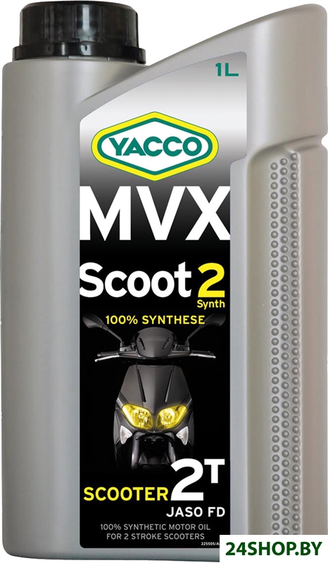 Моторное масло Yacco MVX Scoot 2 Synth 1л Моторное масло Yacco MVX Scoot 2 Synth 1л