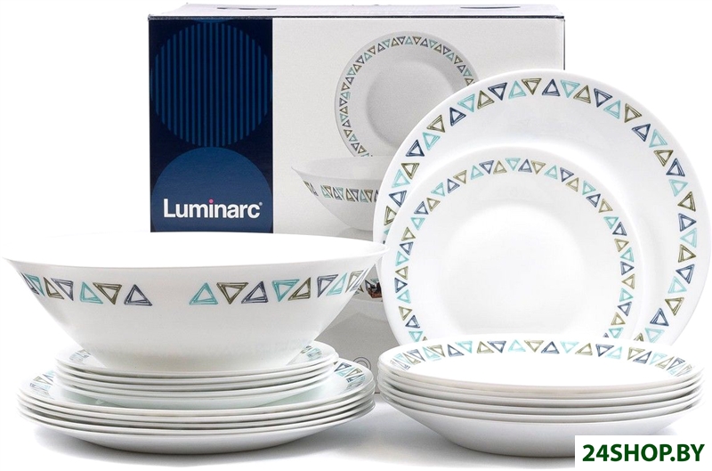 Столовый сервиз Luminarc Q1677 (19 шт) Столовый сервиз Luminarc Q1677 (19 шт)