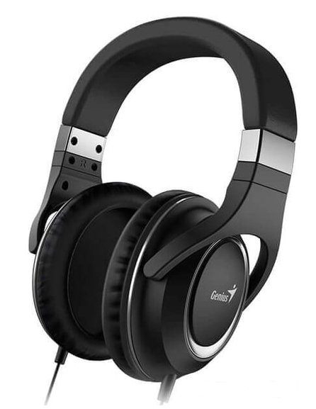 Наушники с микрофоном Genius HS-610 (черный) Наушники с микрофоном Genius HS-610 (черный)