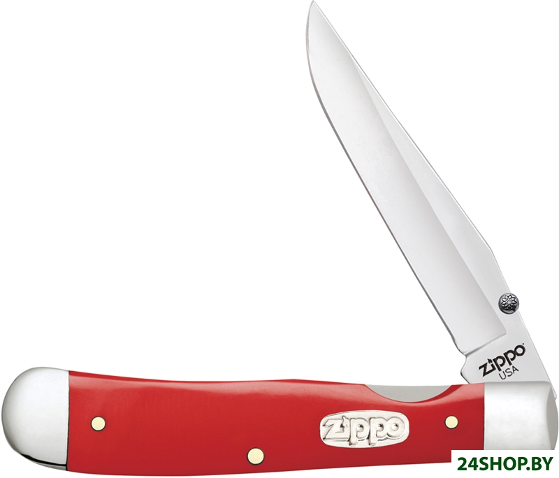 Складной нож Zippo Red Synthetic TrapperLock + Zippo 207 Складной нож Zippo Red Synthetic TrapperLock + Zippo 207