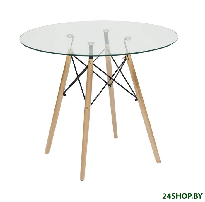Кухонный стол TetChair Cindy Glass 80x80x75 (прозрачный) Кухонный стол TetChair Cindy Glass 80x80x75 (прозрачный)
