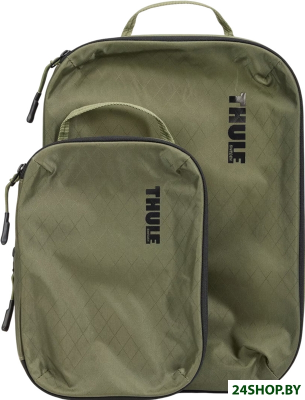 Набор органайзеров для чемодана Thule Compression Cube Set S+M 3205113 (soft green) Набор органайзеров для чемодана Thule Compression Cube Set S+M 3205113 (soft green)