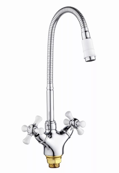 Смеситель РМС SL92W-279F (хром/белый) Смеситель РМС SL92W-279F (хром/белый)