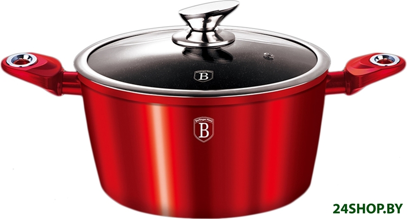 Кастрюля Berlinger Haus Burgundy Metallic Line BH-6192 Кастрюля Berlinger Haus Burgundy Metallic Line BH-6192