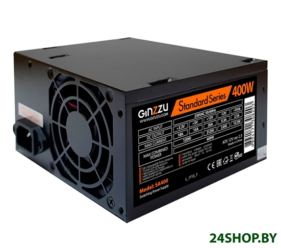 Блок питания Ginzzu SA400 Блок питания Ginzzu SA400