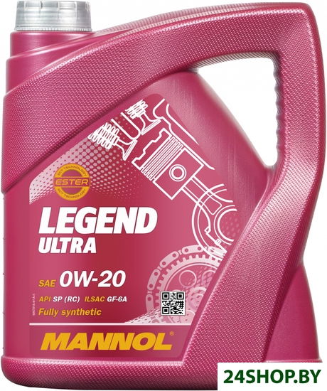 Моторное масло Mannol Legend Ultra 0W-20 4л Моторное масло Mannol Legend Ultra 0W-20 4л