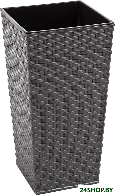 Кашпо Lamela Finezja Rattan LA574-50 (графит) Кашпо Lamela Finezja Rattan LA574-50 (графит)