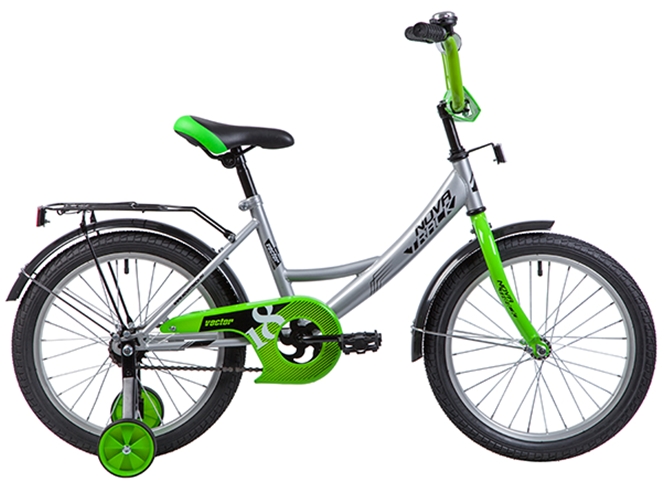 Детский велосипед NOVATRACK Vector 18 (183VECTOR.SL9) (серебристый) Детский велосипед NOVATRACK Vector 18 (183VECTOR.SL9) (серебристый)