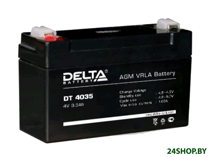Аккумулятор для ИБП Delta DT 4035 (4В/3.5 А·ч) Аккумулятор для ИБП Delta DT 4035 (4В/3.5 А·ч)