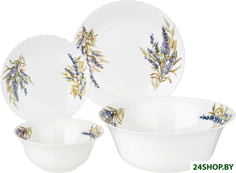 Набор тарелок Agness Lavender field (19 пр) Набор тарелок Agness Lavender field (19 пр)
