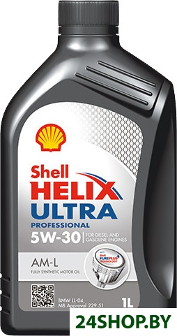 Моторное масло Shell Helix Ultra Professional AM-L 5W-30 1л Моторное масло Shell Helix Ultra Professional AM-L 5W-30 1л