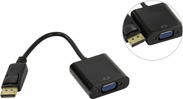 Кабель-адаптер DisplayPort (M) - VGA (15F) Adapter Кабель-адаптер DisplayPort (M) - VGA (15F) Adapter