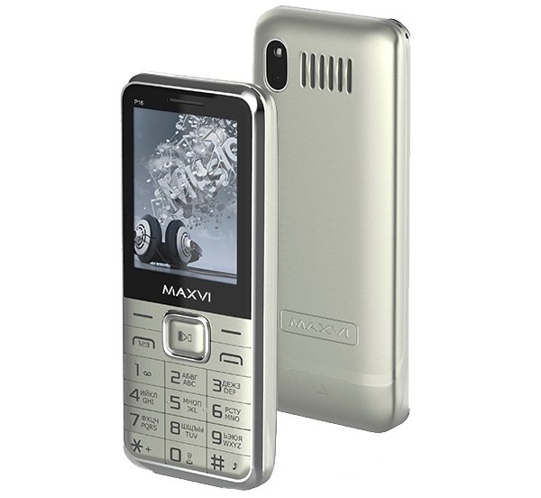 Мобильный телефон Maxvi P16 (серебристый) Мобильный телефон Maxvi P16 (серебристый)