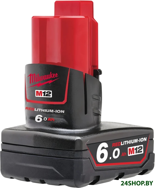 Аккумулятор Milwaukee M12 M12B6 4932451395 (12В/6 Ач) Аккумулятор Milwaukee M12 M12B6 4932451395 (12В/6 Ач)