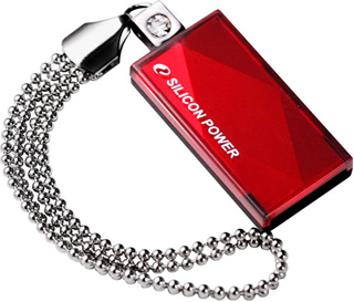 Флеш-память Silicon Power Touch 810 8 Gb Red Флеш-память Silicon Power Touch 810 8 Gb Red