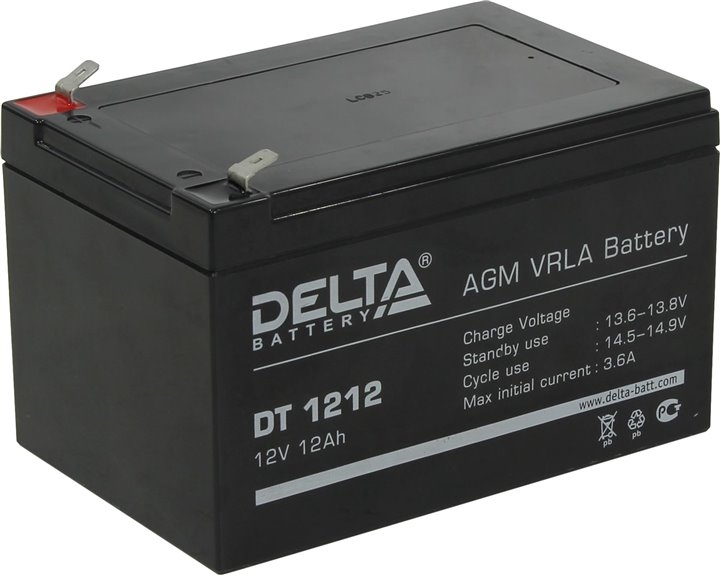 Аккумулятор для ИБП Delta DT 1212 Аккумулятор для ИБП Delta DT 1212