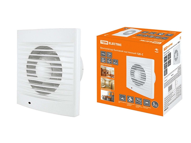 Вентилятор бытовой настенный TDM Electric 120 С (SQ1807-0002) Вентилятор бытовой настенный TDM Electric 120 С (SQ1807-0002)