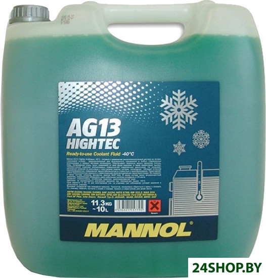 Антифриз Mannol Hightec Antifreeze AG13 10л Антифриз Mannol Hightec Antifreeze AG13 10л