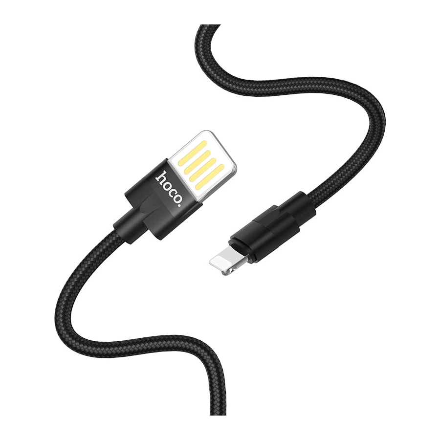 Кабель Hoco U55 Outstanding USB Type-A - Lightning (1.2 м, черный) Кабель Hoco U55 Outstanding USB Type-A - Lightning (1.2 м, черный)