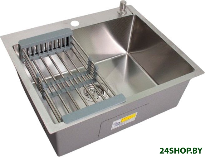 Кухонная мойка Wisent WS-36045D/GER013 (с сифоном, дозатором и коландером) Кухонная мойка Wisent WS-36045D/GER013 (с сифоном, дозатором и коландером)